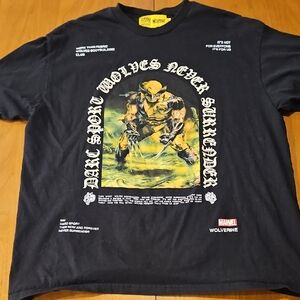 Darc Sport Marvel Wolverine Black Graphic T-Shirt